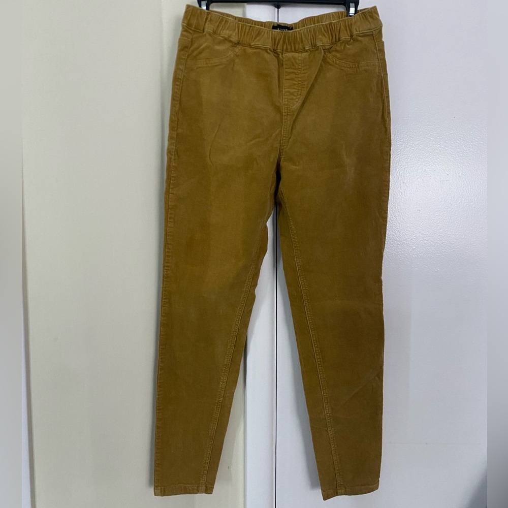 Liza Luxe Pull On Corduroy Pants